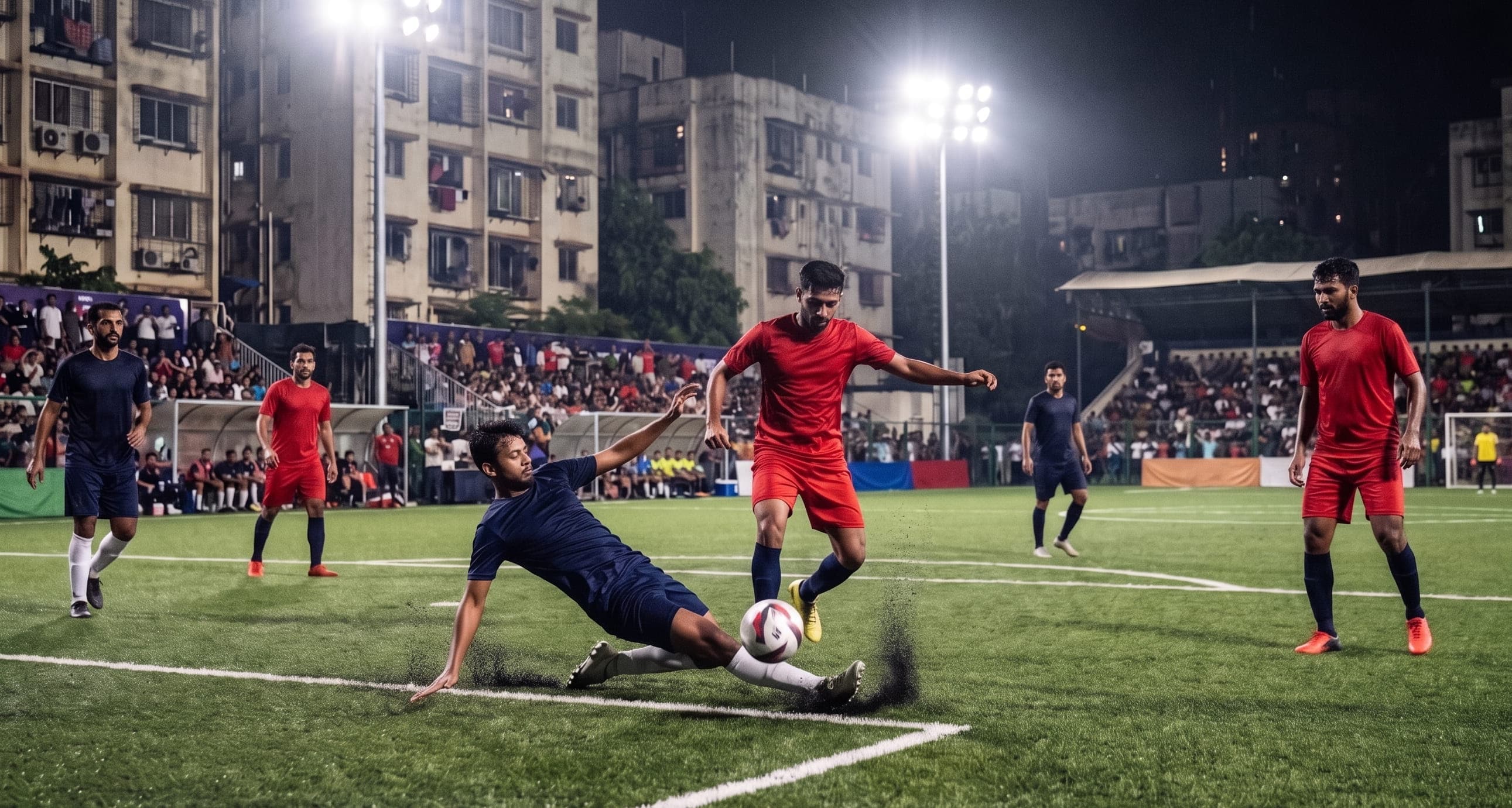 Match action at the Maidan Academy network